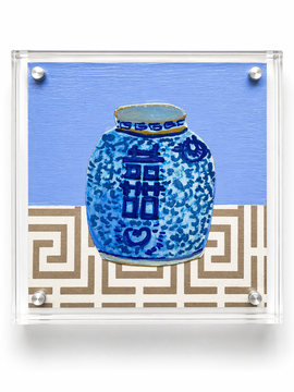 Blue Ginger Jar